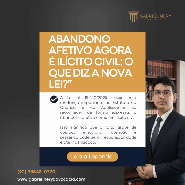 ABANDONO AFETIVO AGORA É ILÍCITO CIVIL: O QUE DIZ A NOVA LEI? [Direito de Família]