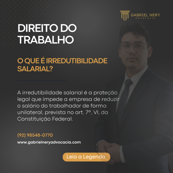 O QUE É IRREDUTIBILIDADE SALARIAL